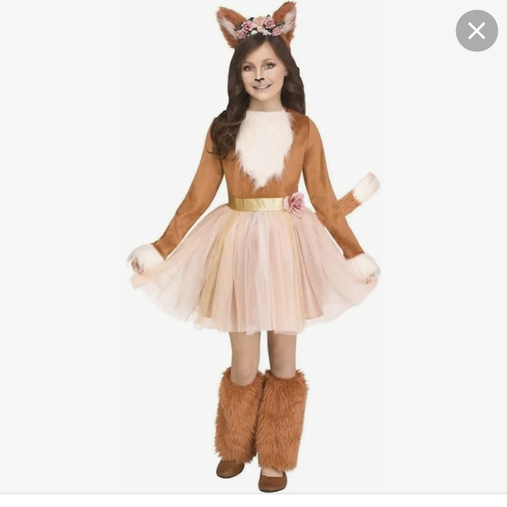 Kids luxurious fox costume